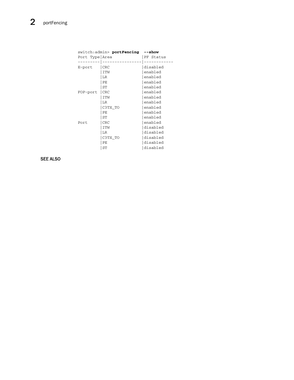 Brocade Fabric OS Command Reference (Supporting Fabric OS v7.3.0) User Manual | Page 868 / 1274