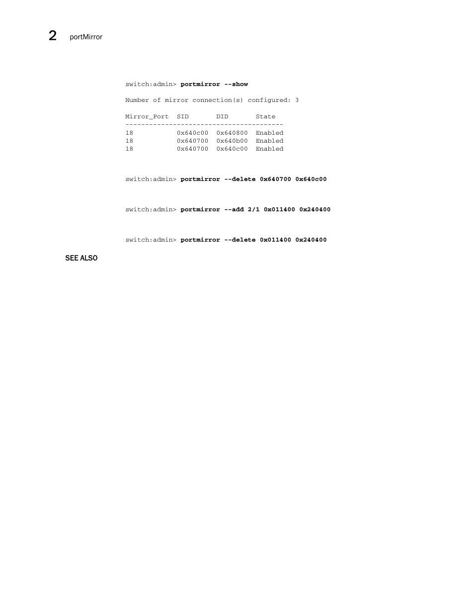 Brocade Fabric OS Command Reference (Supporting Fabric OS v7.3.0) User Manual | Page 902 / 1274