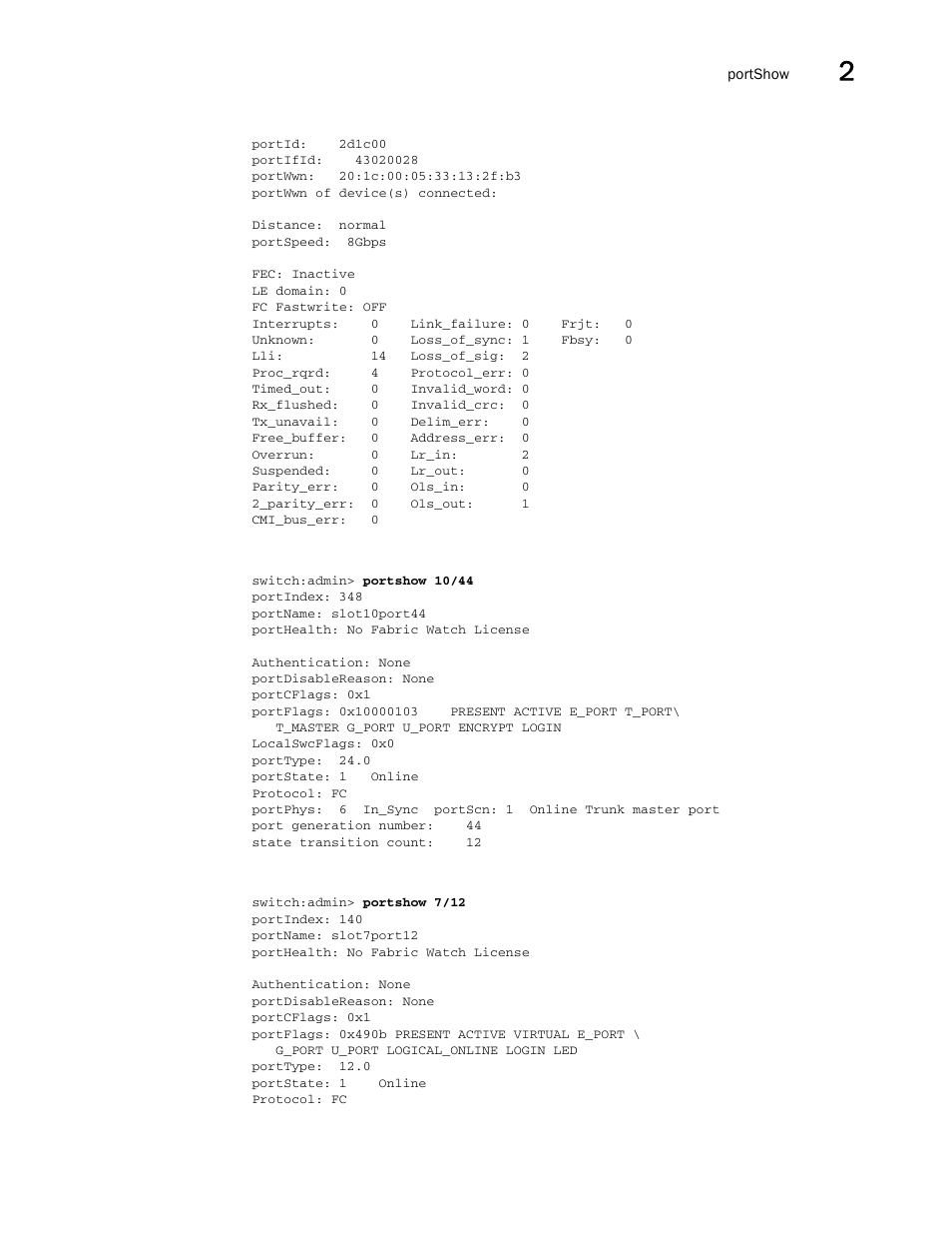 Brocade Fabric OS Command Reference (Supporting Fabric OS v7.3.0) User Manual | Page 919 / 1274