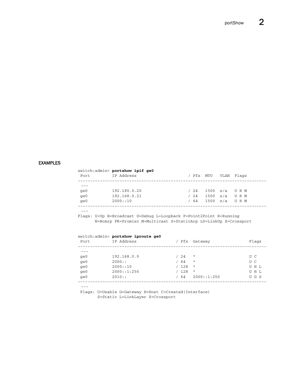 Brocade Fabric OS Command Reference (Supporting Fabric OS v7.3.0) User Manual | Page 923 / 1274