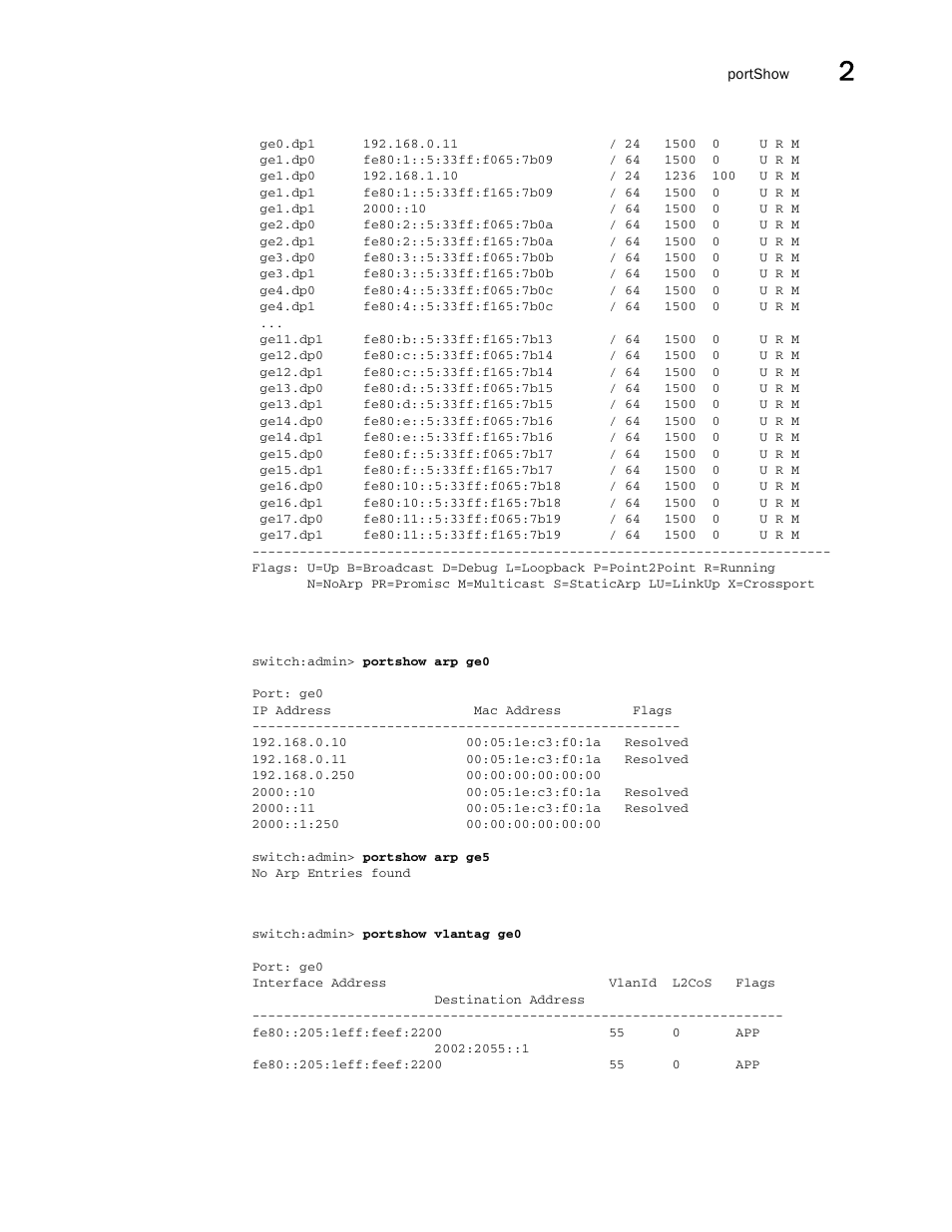 Brocade Fabric OS Command Reference (Supporting Fabric OS v7.3.0) User Manual | Page 925 / 1274