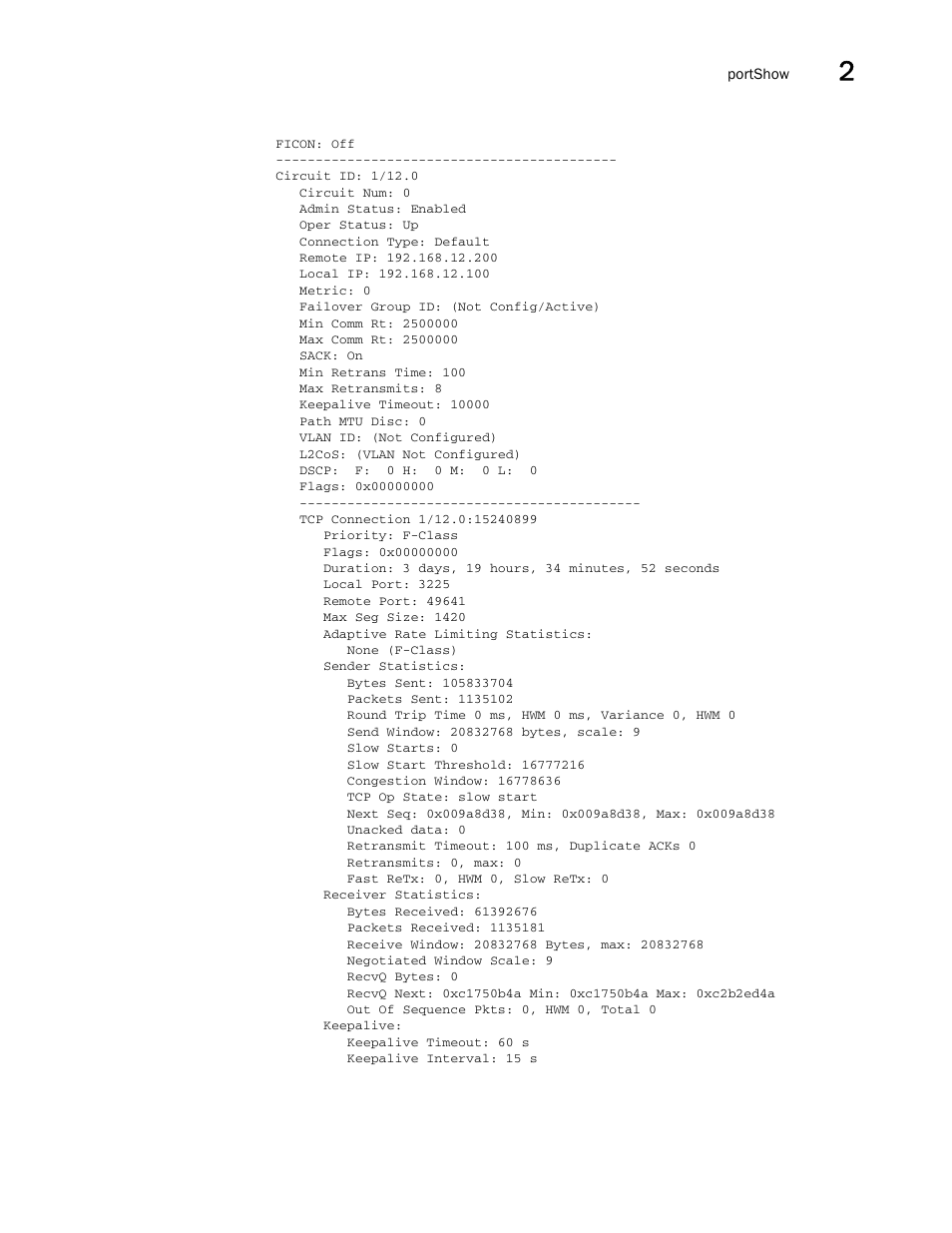 Brocade Fabric OS Command Reference (Supporting Fabric OS v7.3.0) User Manual | Page 935 / 1274