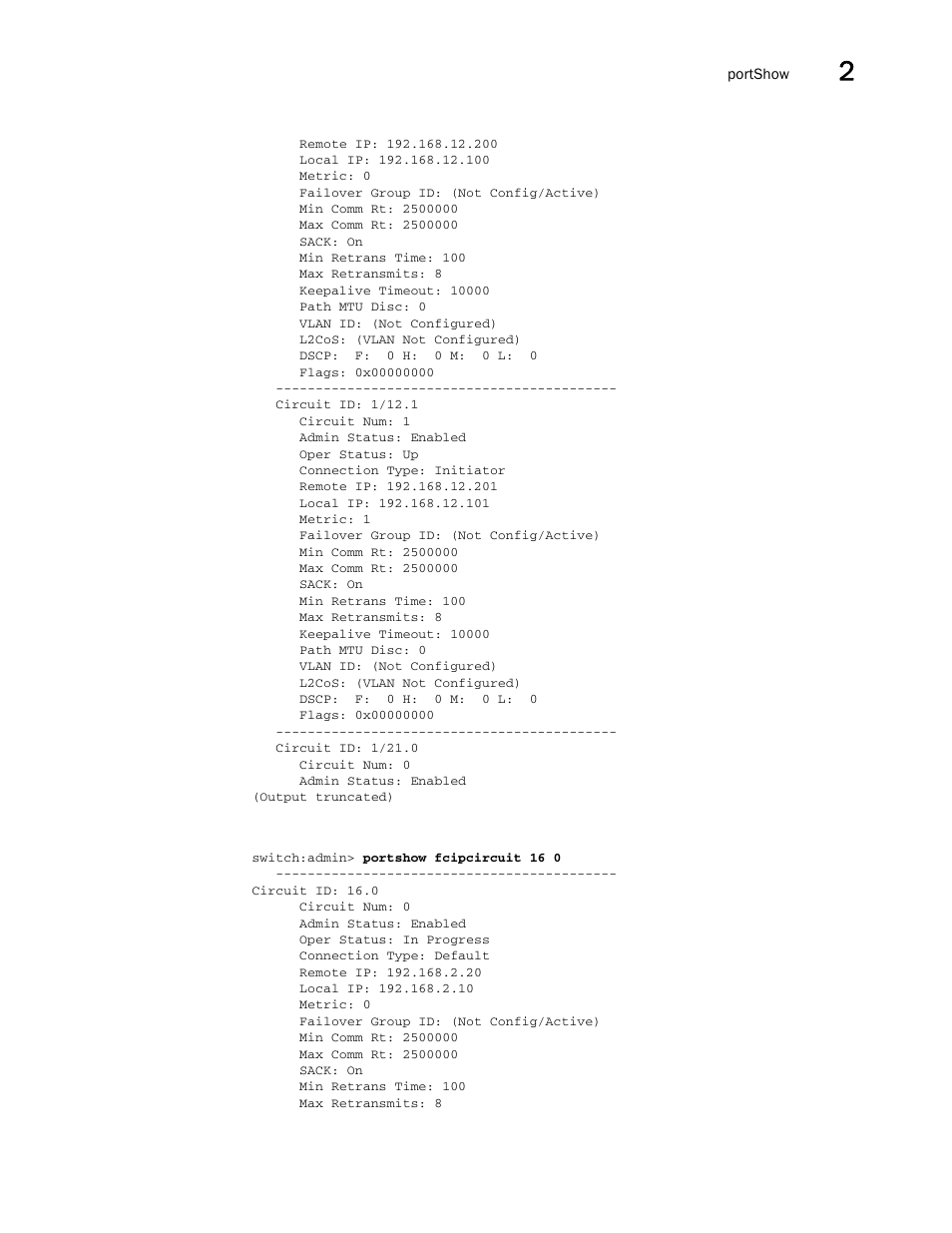 Brocade Fabric OS Command Reference (Supporting Fabric OS v7.3.0) User Manual | Page 947 / 1274