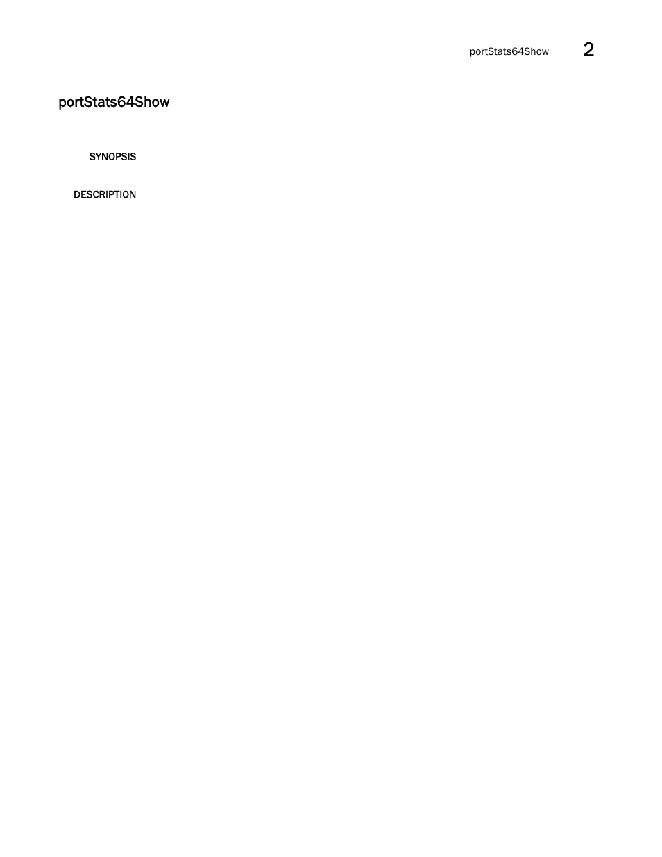Portstats64show | Brocade Fabric OS Command Reference (Supporting Fabric OS v7.3.0) User Manual | Page 965 / 1274