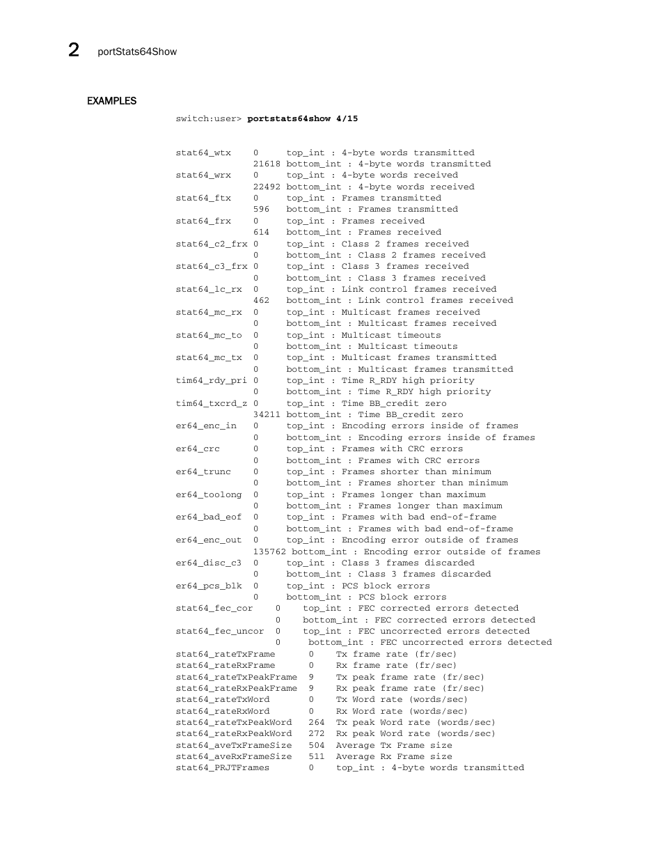 Brocade Fabric OS Command Reference (Supporting Fabric OS v7.3.0) User Manual | Page 968 / 1274