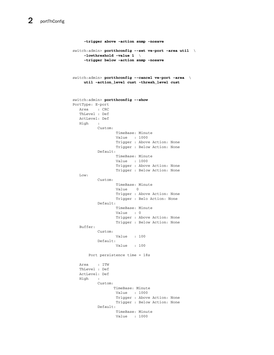 Brocade Fabric OS Command Reference (Supporting Fabric OS v7.3.0) User Manual | Page 994 / 1274