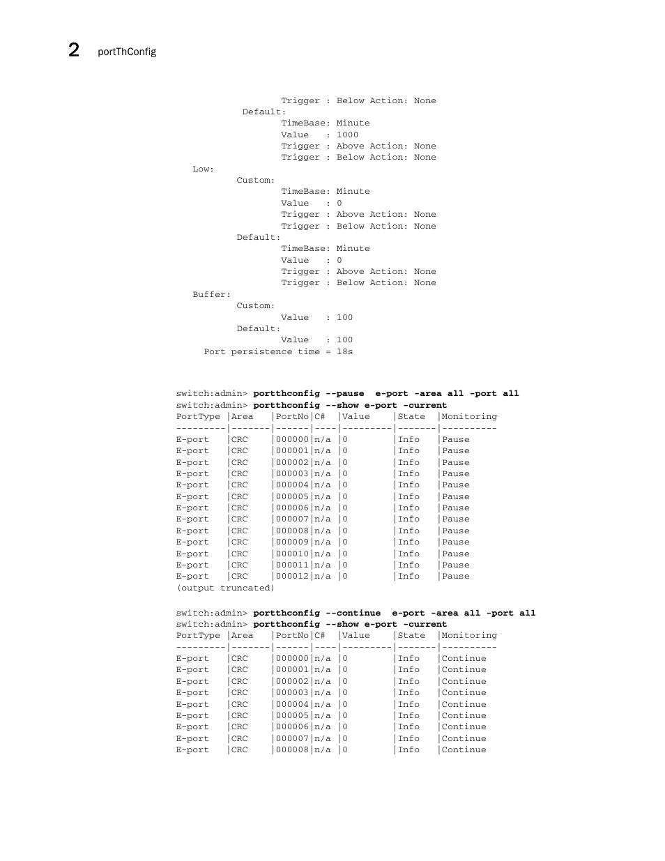 Brocade Fabric OS Command Reference (Supporting Fabric OS v7.3.0) User Manual | Page 996 / 1274