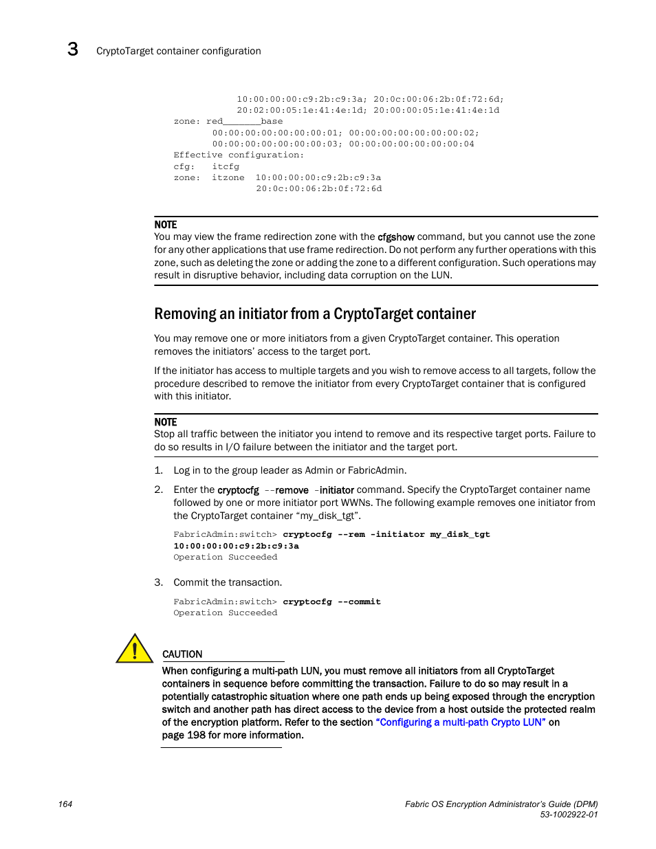 Brocade Fabric OS Encryption Administrator’s Guide Supporting RSA Data Protection Manager (DPM) Environments (Supporting Fabric OS v7.2.0) User Manual | Page 184 / 332