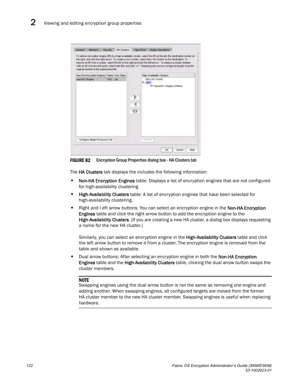 Figure 82 | Brocade Fabric OS Encryption Administrator’s Guide Supporting HP Secure Key Manager (SKM) and HP Enterprise Secure Key Manager (ESKM) Environments (Supporting Fabric OS v7.2.0) User Manual | Page 142 / 324