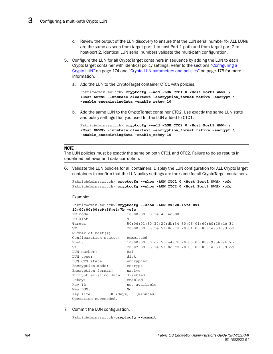 Brocade Fabric OS Encryption Administrator’s Guide Supporting HP Secure Key Manager (SKM) and HP Enterprise Secure Key Manager (ESKM) Environments (Supporting Fabric OS v7.2.0) User Manual | Page 204 / 324