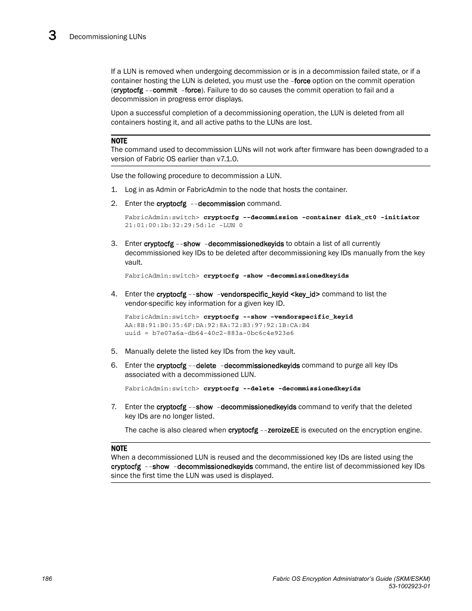 Brocade Fabric OS Encryption Administrator’s Guide Supporting HP Secure Key Manager (SKM) and HP Enterprise Secure Key Manager (ESKM) Environments (Supporting Fabric OS v7.2.0) User Manual | Page 206 / 324