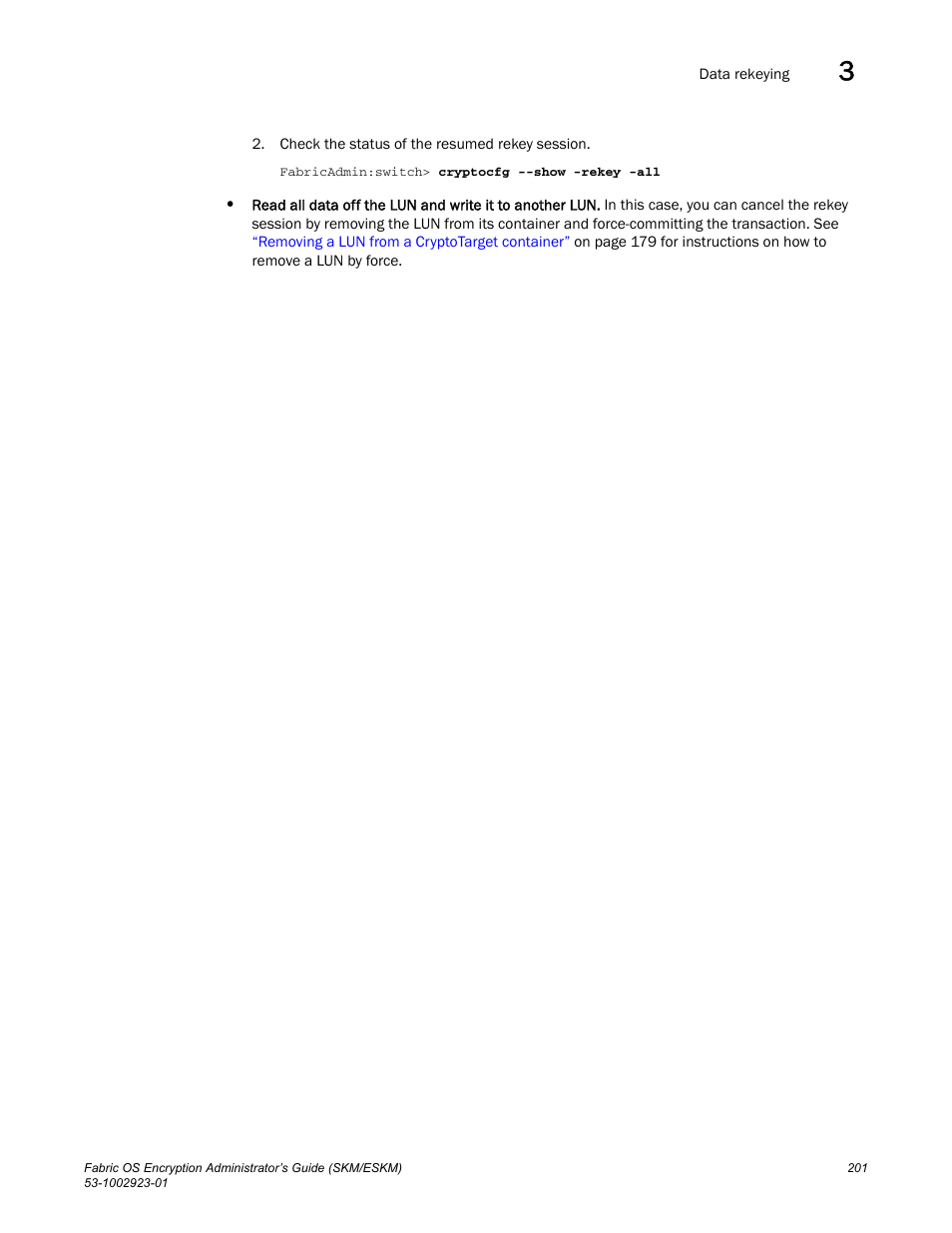 Brocade Fabric OS Encryption Administrator’s Guide Supporting HP Secure Key Manager (SKM) and HP Enterprise Secure Key Manager (ESKM) Environments (Supporting Fabric OS v7.2.0) User Manual | Page 221 / 324