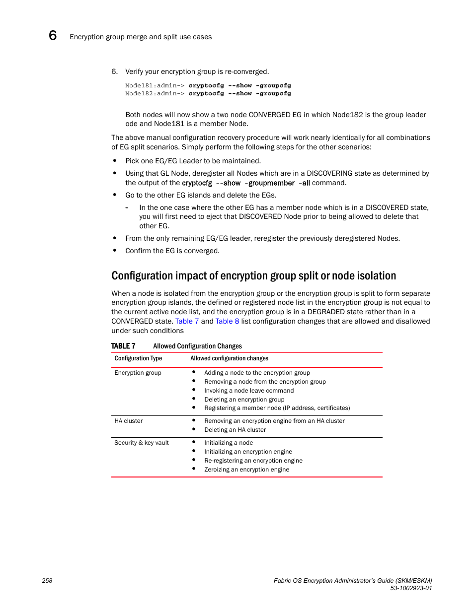 Section | Brocade Fabric OS Encryption Administrator’s Guide Supporting HP Secure Key Manager (SKM) and HP Enterprise Secure Key Manager (ESKM) Environments (Supporting Fabric OS v7.2.0) User Manual | Page 278 / 324