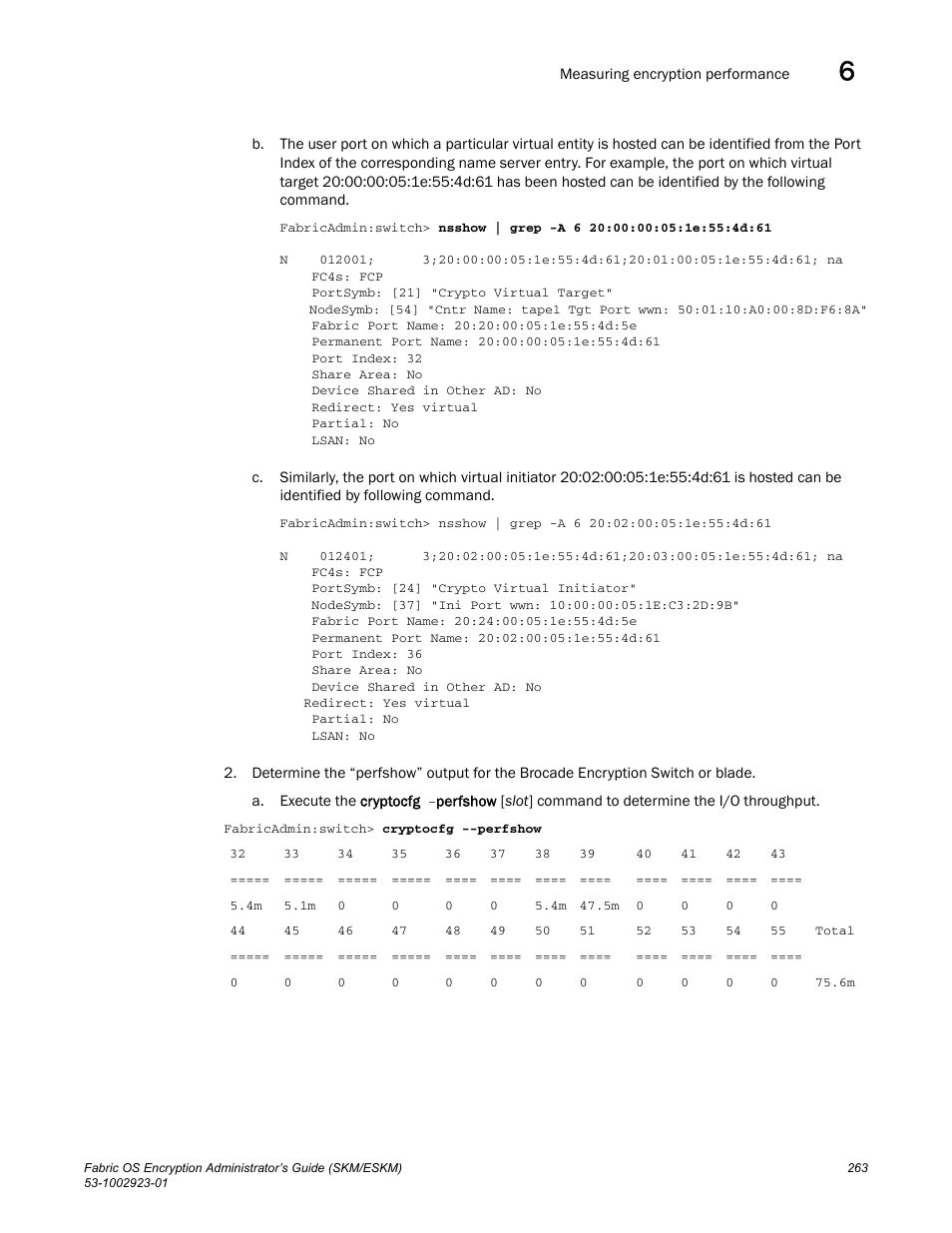 Brocade Fabric OS Encryption Administrator’s Guide Supporting HP Secure Key Manager (SKM) and HP Enterprise Secure Key Manager (ESKM) Environments (Supporting Fabric OS v7.2.0) User Manual | Page 283 / 324