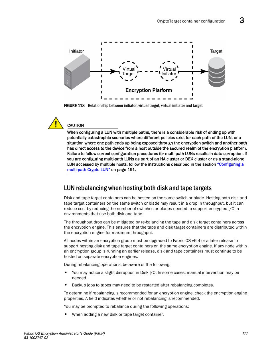 Brocade Fabric OS Encryption Administrator’s Guide Supporting Key Management Interoperability Protocol (KMIP) Key-Compliant Environments (Supporting Fabric OS v7.1.0) User Manual | Page 195 / 322