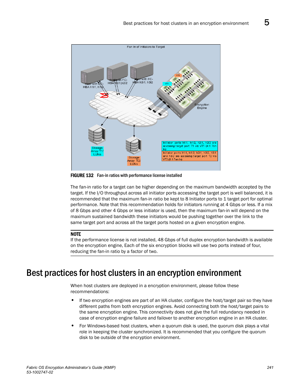 Figure 132 | Brocade Fabric OS Encryption Administrator’s Guide Supporting Key Management Interoperability Protocol (KMIP) Key-Compliant Environments (Supporting Fabric OS v7.1.0) User Manual | Page 259 / 322