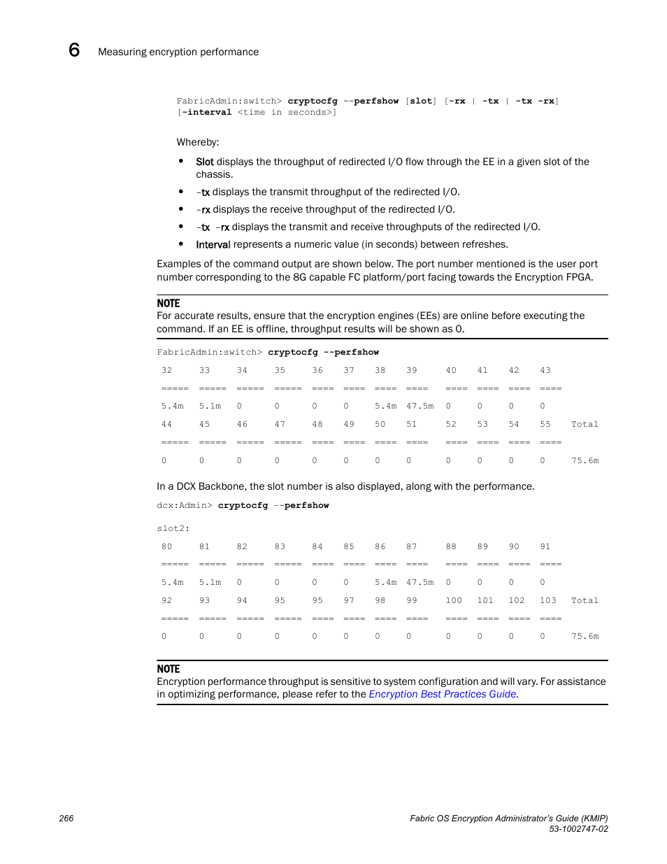 Brocade Fabric OS Encryption Administrator’s Guide Supporting Key Management Interoperability Protocol (KMIP) Key-Compliant Environments (Supporting Fabric OS v7.1.0) User Manual | Page 284 / 322