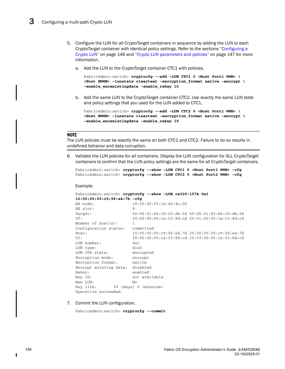 Brocade Fabric OS Encryption Administrator’s Guide Supporting NetApp Lifetime Key Manager (LKM) and KeySecure Storage Secure Key Manager (SSKM) Environments (Supporting Fabric OS v7.2.0) User Manual | Page 174 / 300