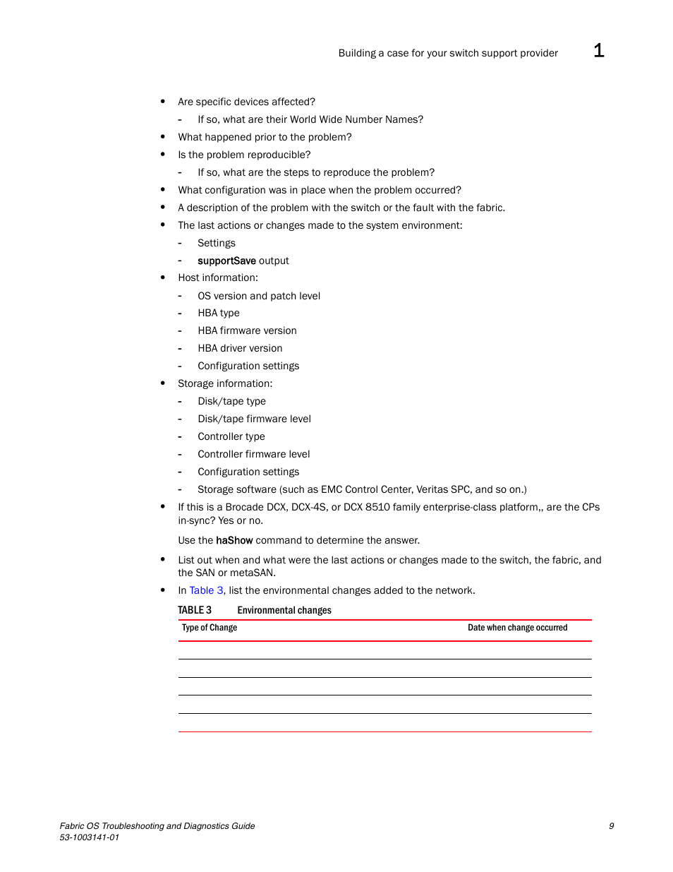 Brocade Fabric OS Troubleshooting and Diagnostics Guide (Supporting Fabric OS v7.3.0) User Manual | Page 25 / 130