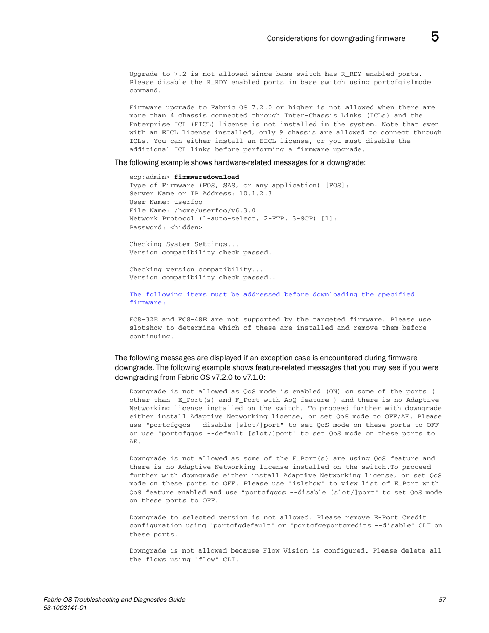 Brocade Fabric OS Troubleshooting and Diagnostics Guide (Supporting Fabric OS v7.3.0) User Manual | Page 73 / 130