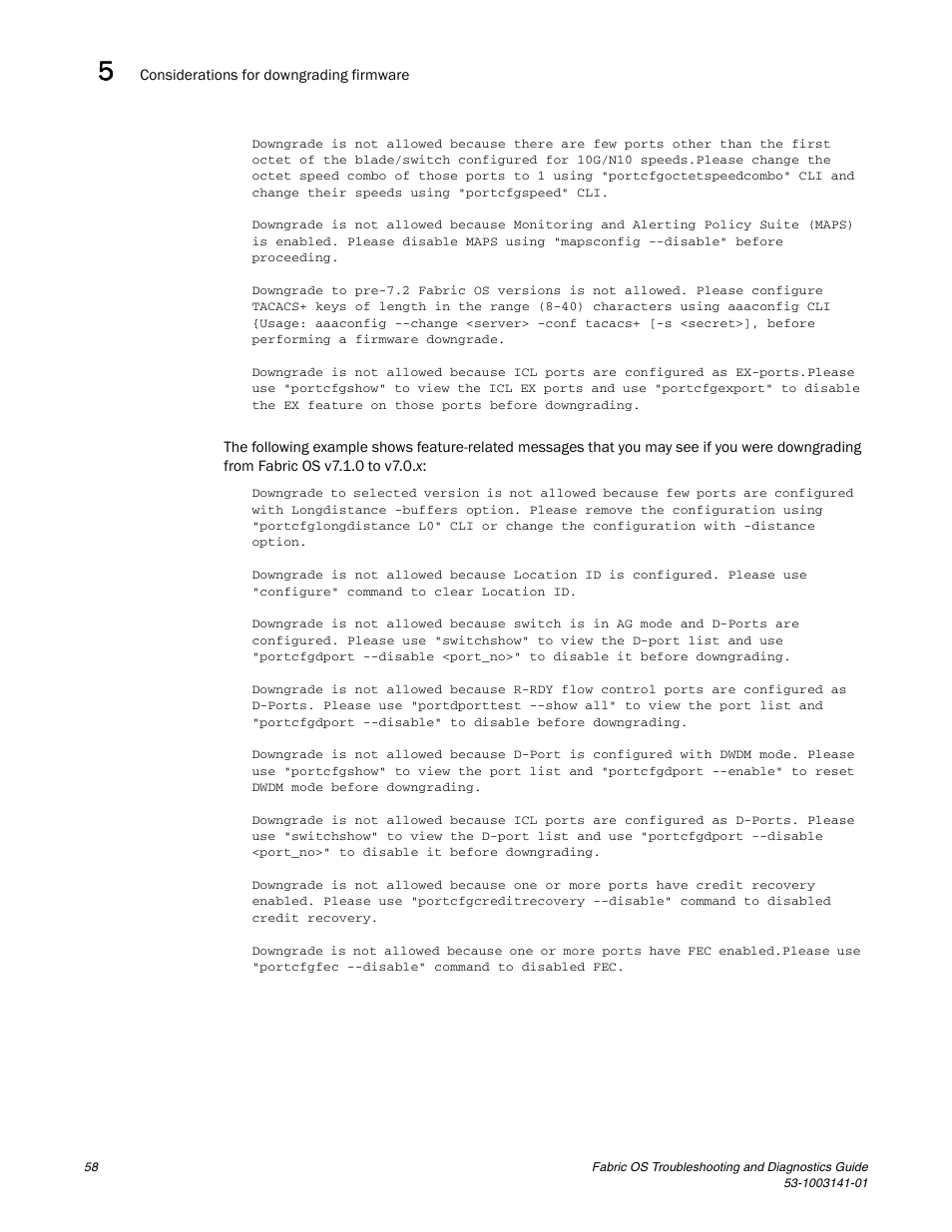 Brocade Fabric OS Troubleshooting and Diagnostics Guide (Supporting Fabric OS v7.3.0) User Manual | Page 74 / 130