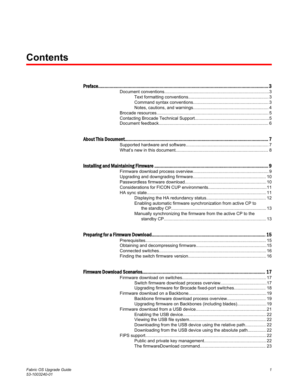 Brocade Fabric OS Upgrade Guide (Supporting Fabric OS v7.3.0) User Manual | Page 3 / 34