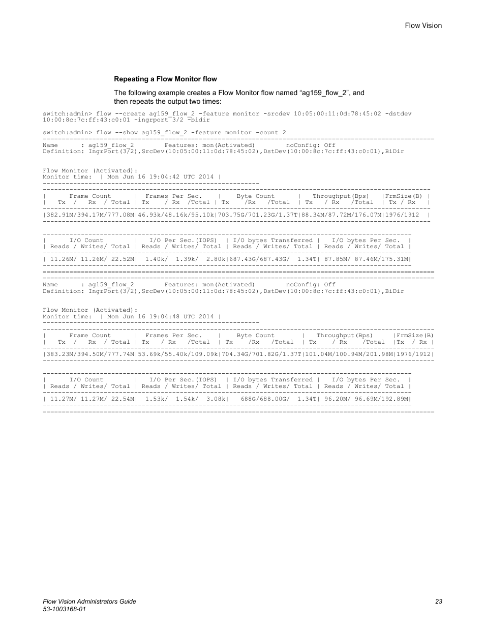 Brocade Flow Vision Administrators Guide (Supporting Fabric OS v7.3.0) User Manual | Page 23 / 90