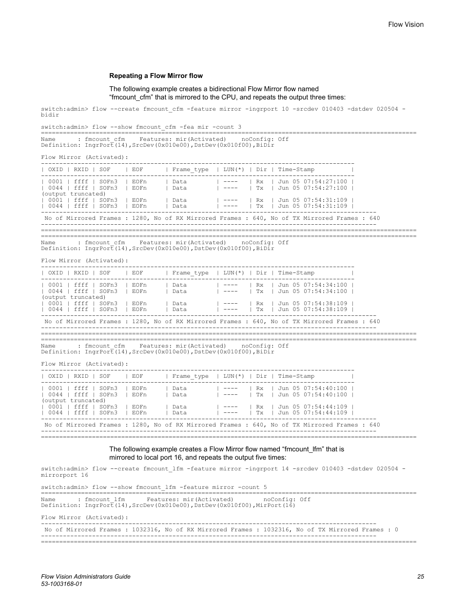 Brocade Flow Vision Administrators Guide (Supporting Fabric OS v7.3.0) User Manual | Page 25 / 90