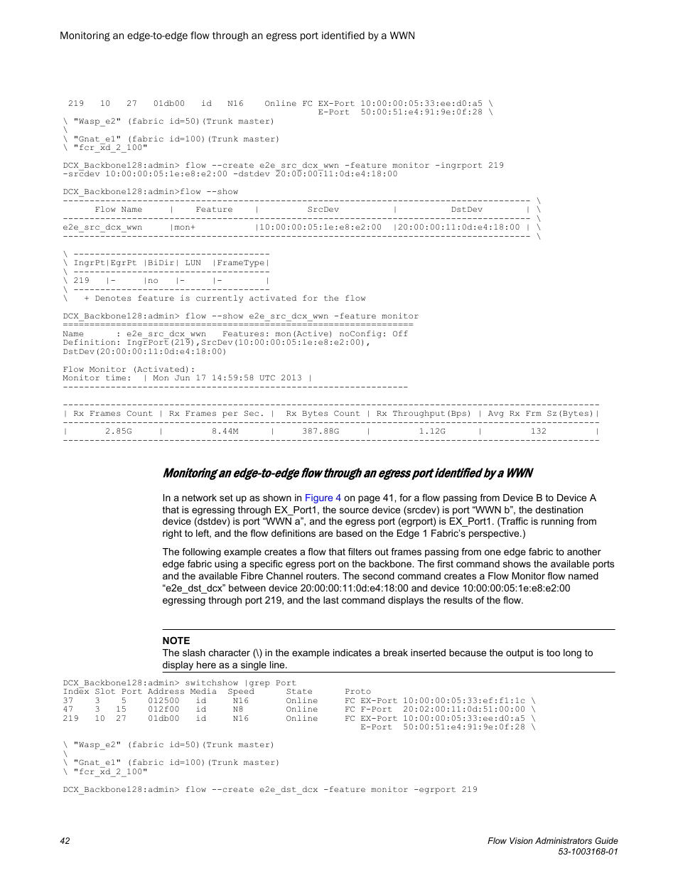 Brocade Flow Vision Administrators Guide (Supporting Fabric OS v7.3.0) User Manual | Page 42 / 90