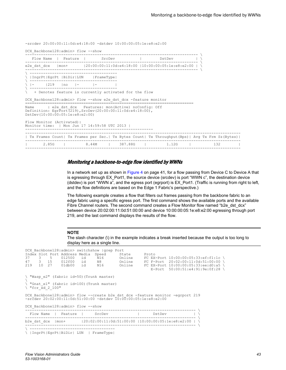 Brocade Flow Vision Administrators Guide (Supporting Fabric OS v7.3.0) User Manual | Page 43 / 90