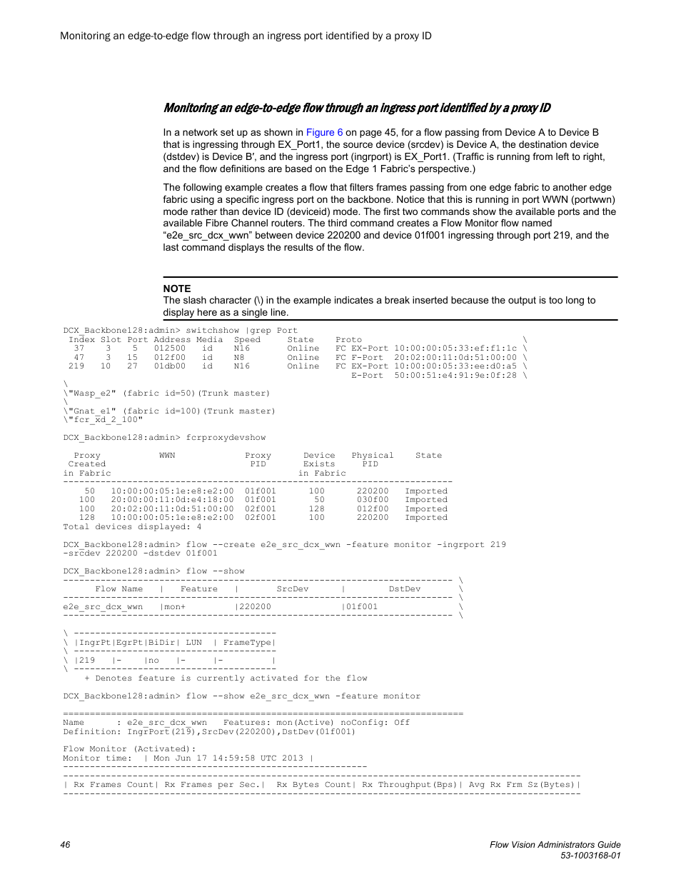 Brocade Flow Vision Administrators Guide (Supporting Fabric OS v7.3.0) User Manual | Page 46 / 90