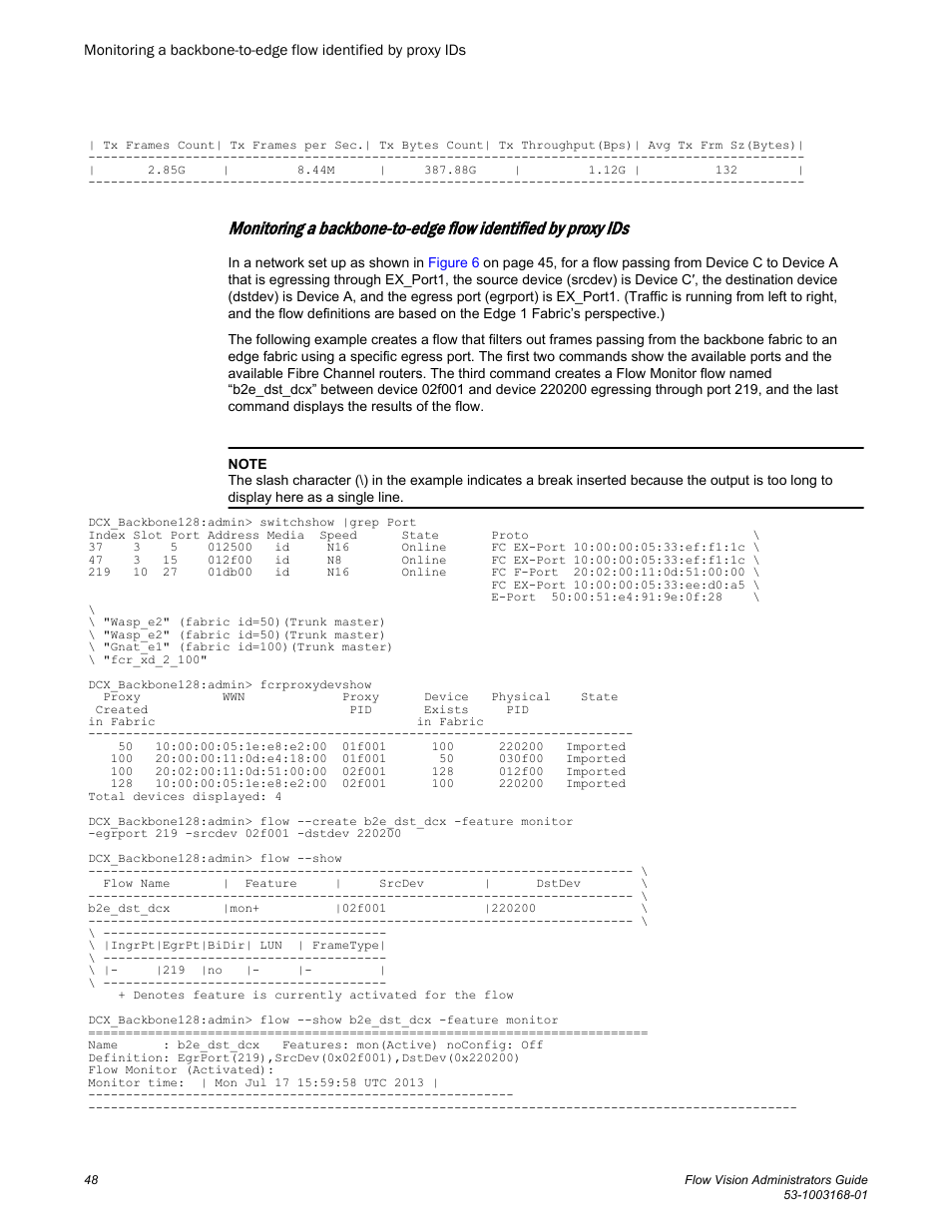 Brocade Flow Vision Administrators Guide (Supporting Fabric OS v7.3.0) User Manual | Page 48 / 90