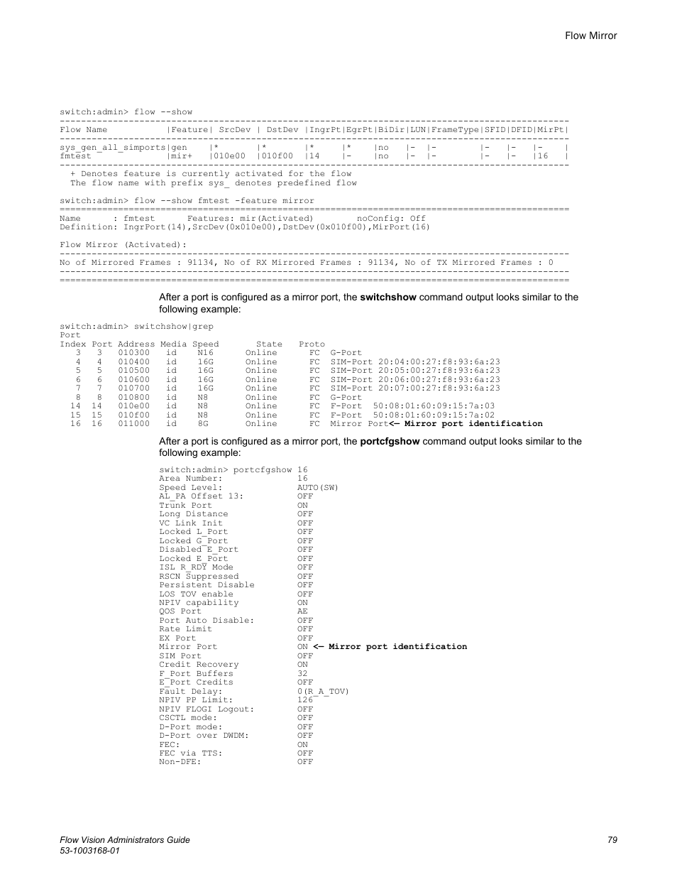 Brocade Flow Vision Administrators Guide (Supporting Fabric OS v7.3.0) User Manual | Page 79 / 90