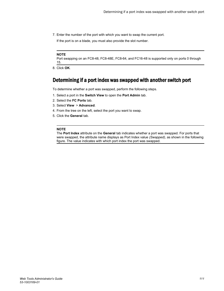 Port | Brocade Web Tools Administrators Guide (Supporting Fabric OS v7.3.0) User Manual | Page 111 / 274