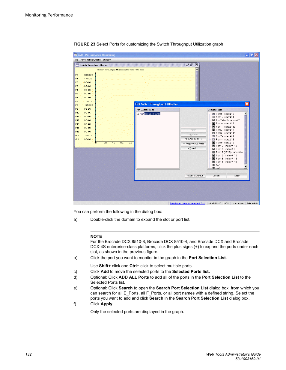 Brocade Web Tools Administrators Guide (Supporting Fabric OS v7.3.0) User Manual | Page 132 / 274