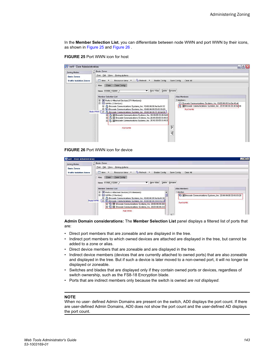 Brocade Web Tools Administrators Guide (Supporting Fabric OS v7.3.0) User Manual | Page 143 / 274