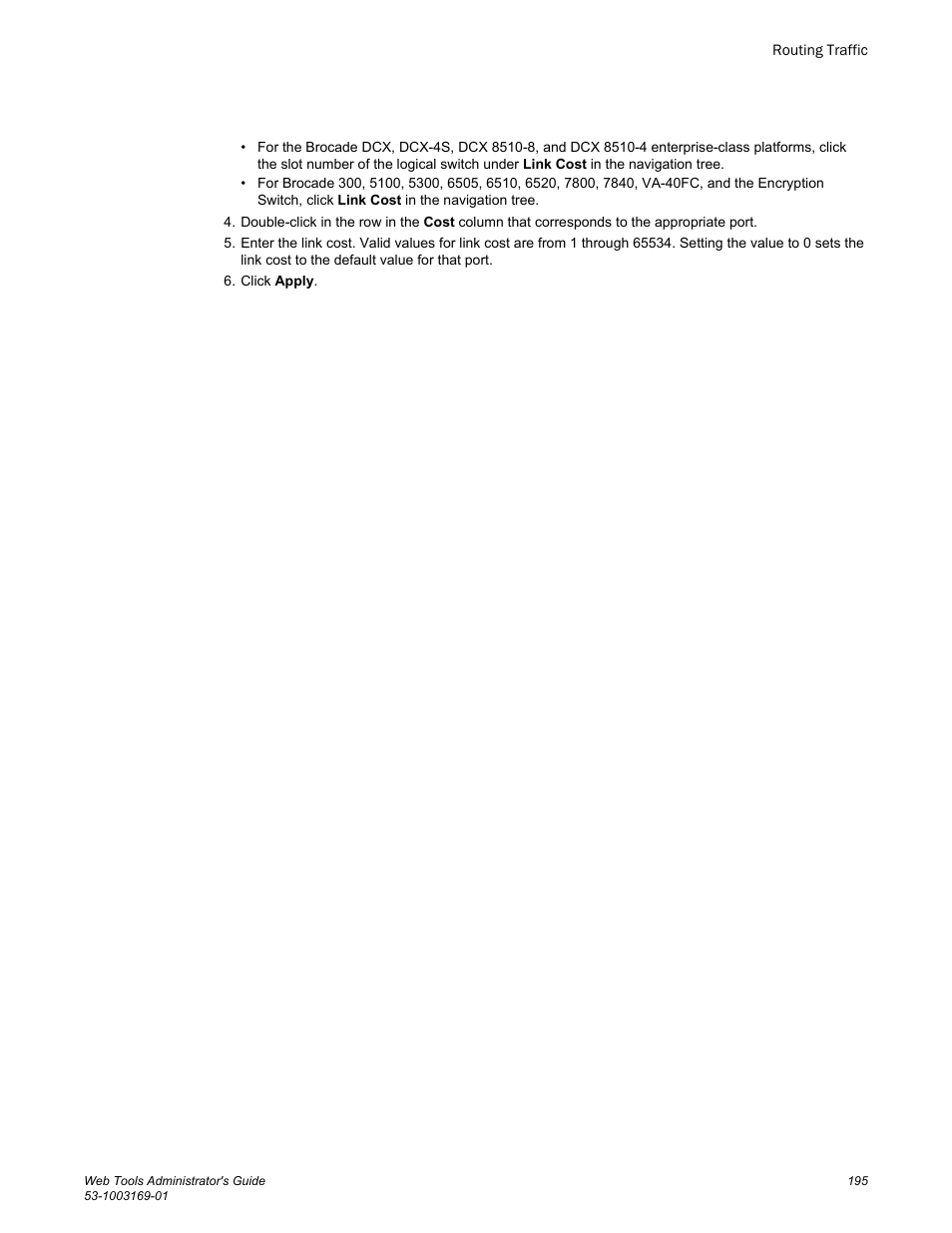 Brocade Web Tools Administrators Guide (Supporting Fabric OS v7.3.0) User Manual | Page 195 / 274