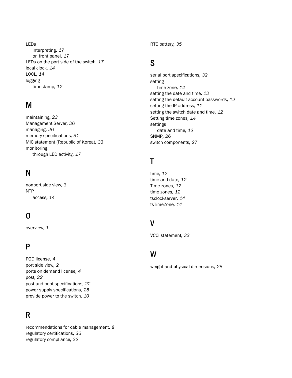 Brocade 5300 Hardware Reference Manual User Manual | Page 54 / 54