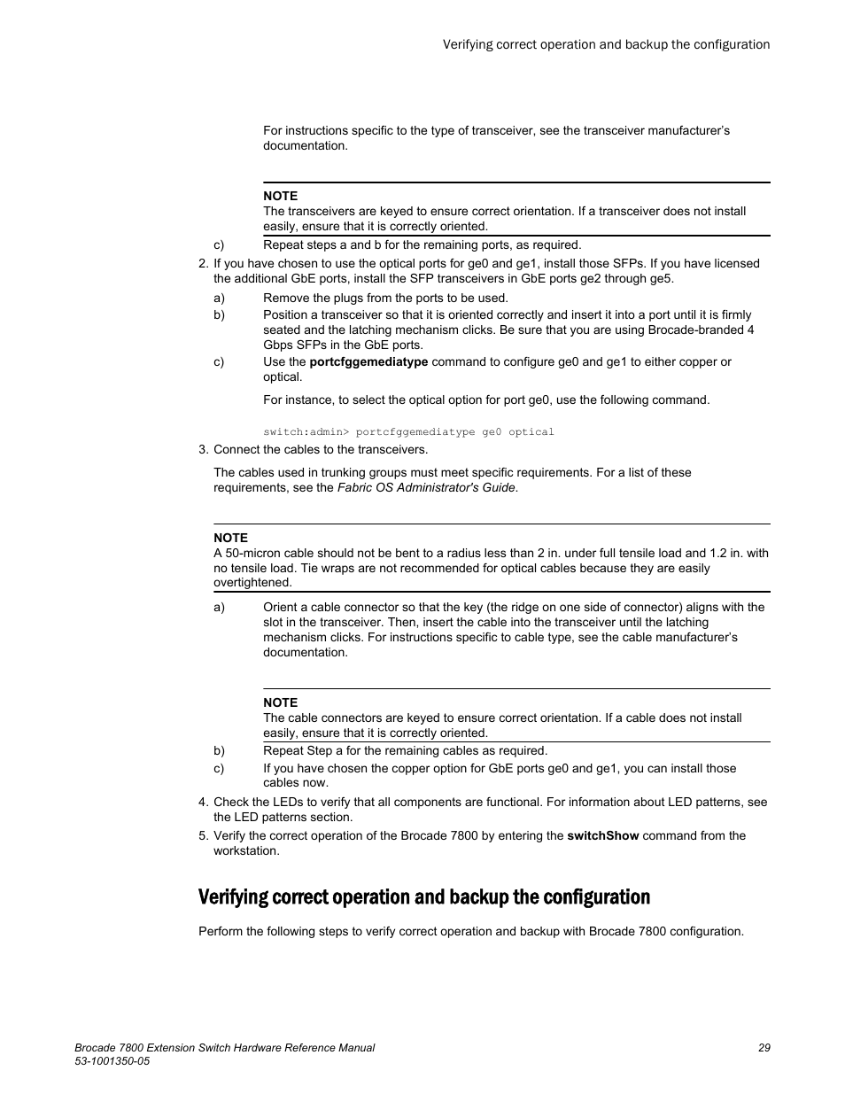 Brocade 7800 Extension Switch Hardware Reference Manual User Manual | Page 29 / 66