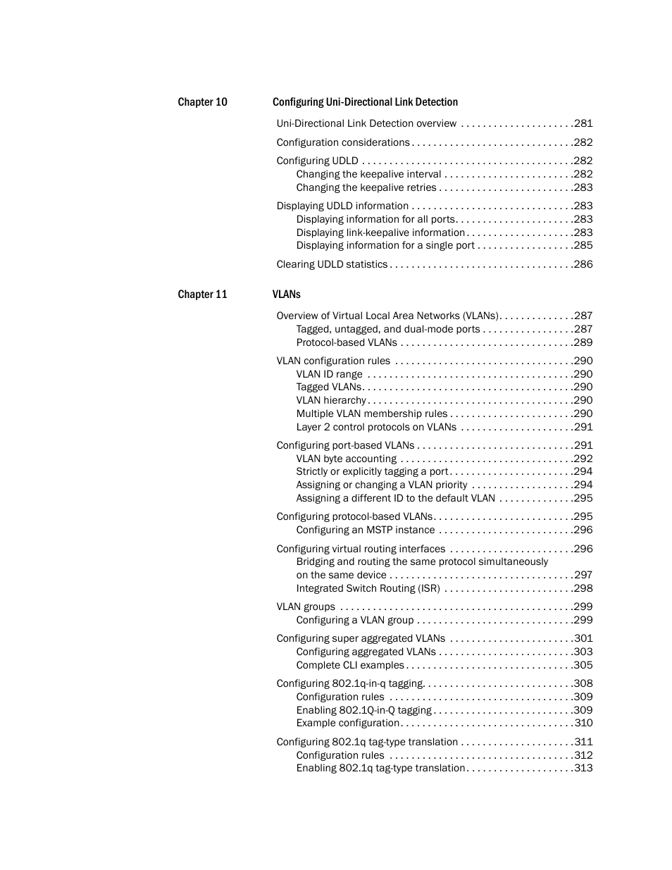 Brocade BigIron RX Series Configuration Guide User Manual | Page 11 / 1550