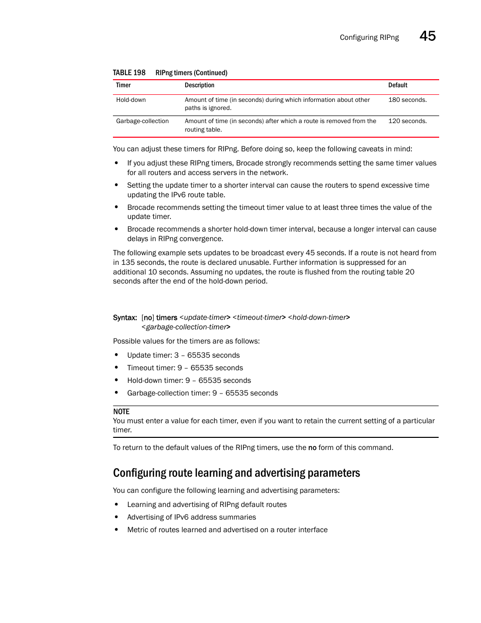 Brocade BigIron RX Series Configuration Guide User Manual | Page 1289 / 1550