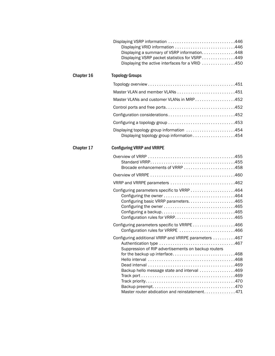 Brocade BigIron RX Series Configuration Guide User Manual | Page 15 / 1550