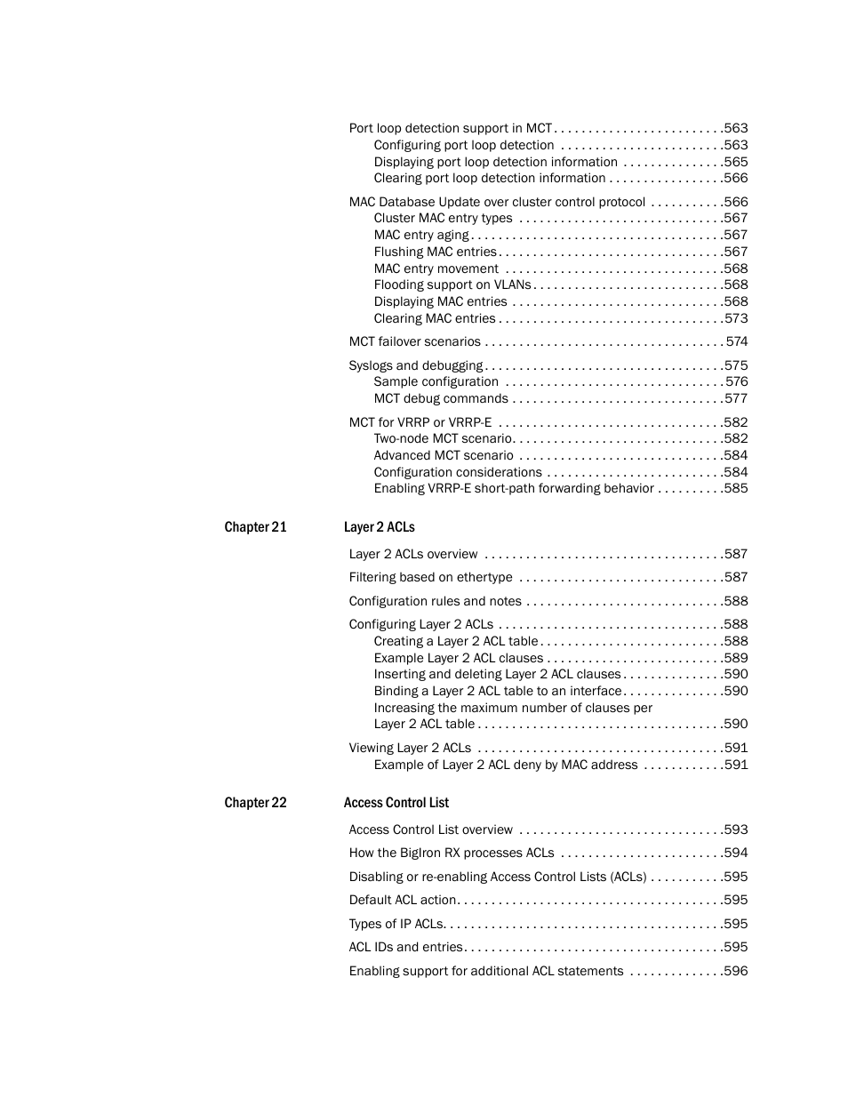 Brocade BigIron RX Series Configuration Guide User Manual | Page 18 / 1550