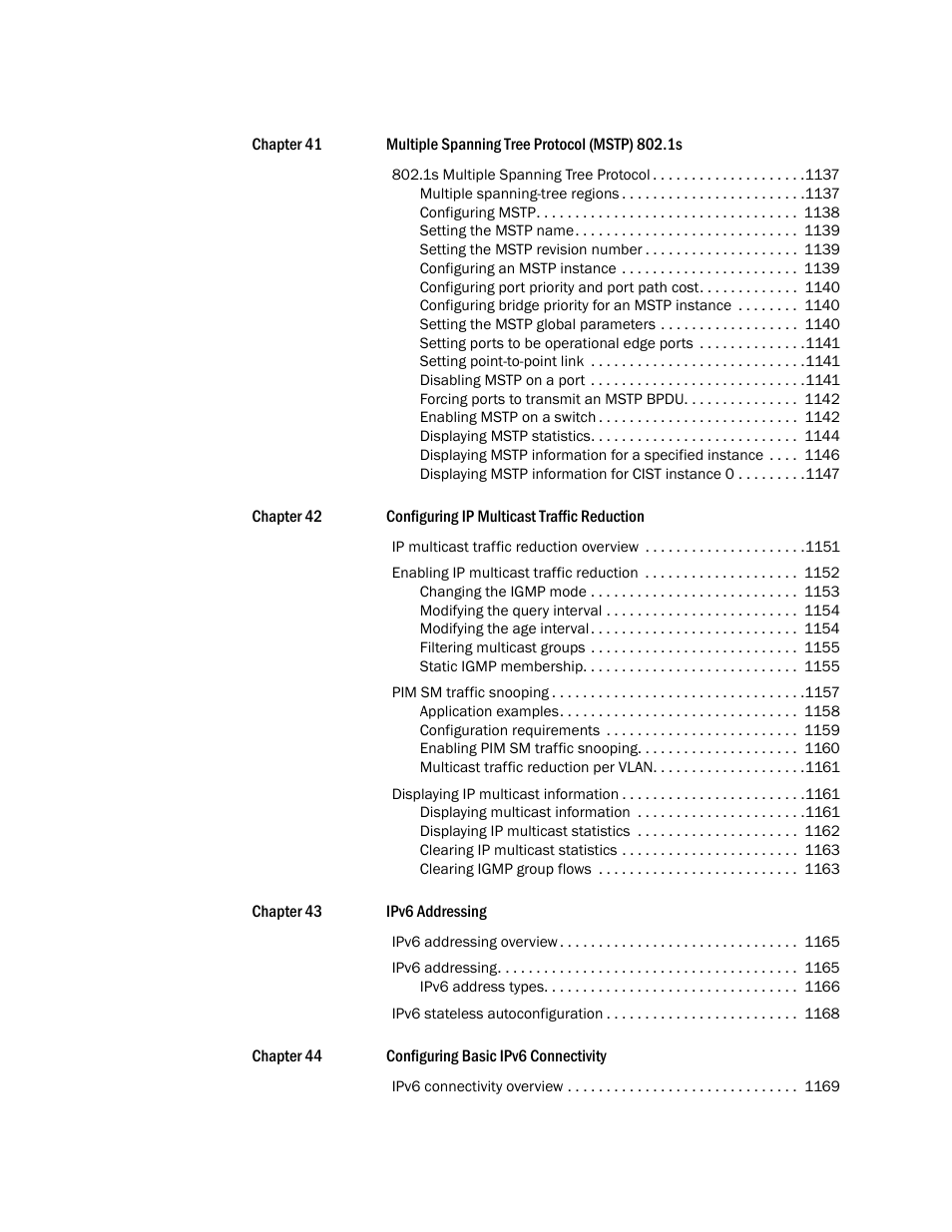 Brocade BigIron RX Series Configuration Guide User Manual | Page 34 / 1550