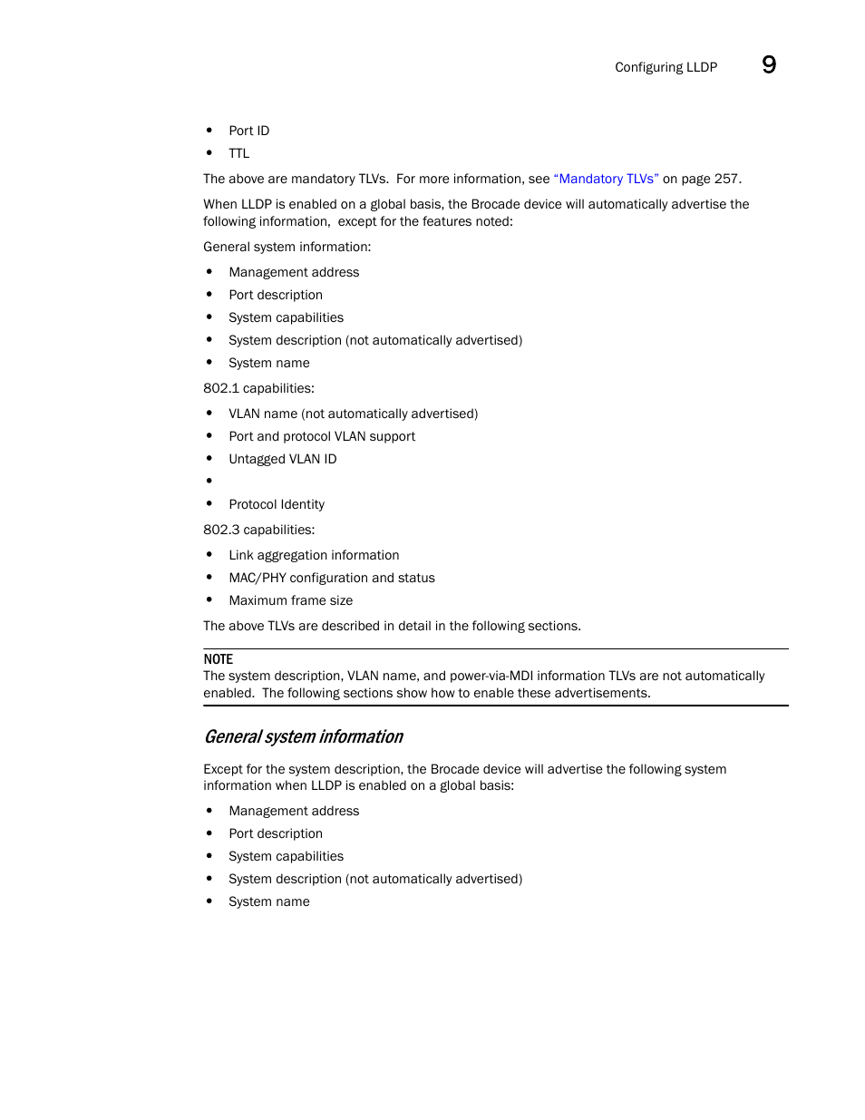 General system information | Brocade BigIron RX Series Configuration Guide User Manual | Page 345 / 1550