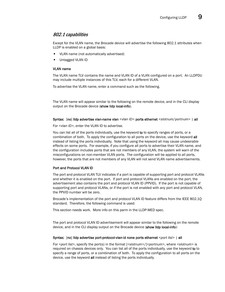 1 capabilities | Brocade BigIron RX Series Configuration Guide User Manual | Page 349 / 1550