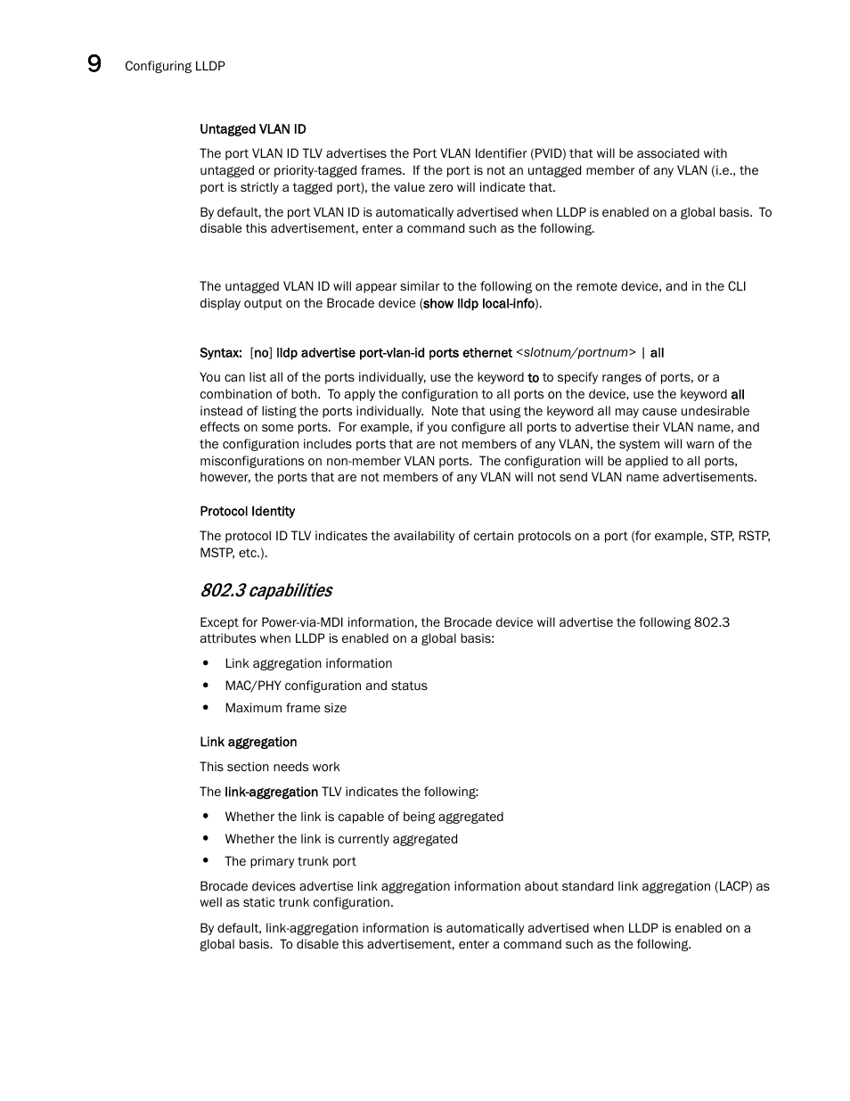 3 capabilities | Brocade BigIron RX Series Configuration Guide User Manual | Page 350 / 1550