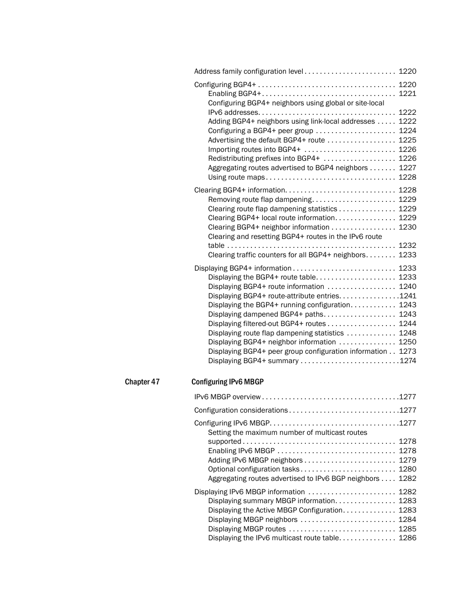 Brocade BigIron RX Series Configuration Guide User Manual | Page 37 / 1550