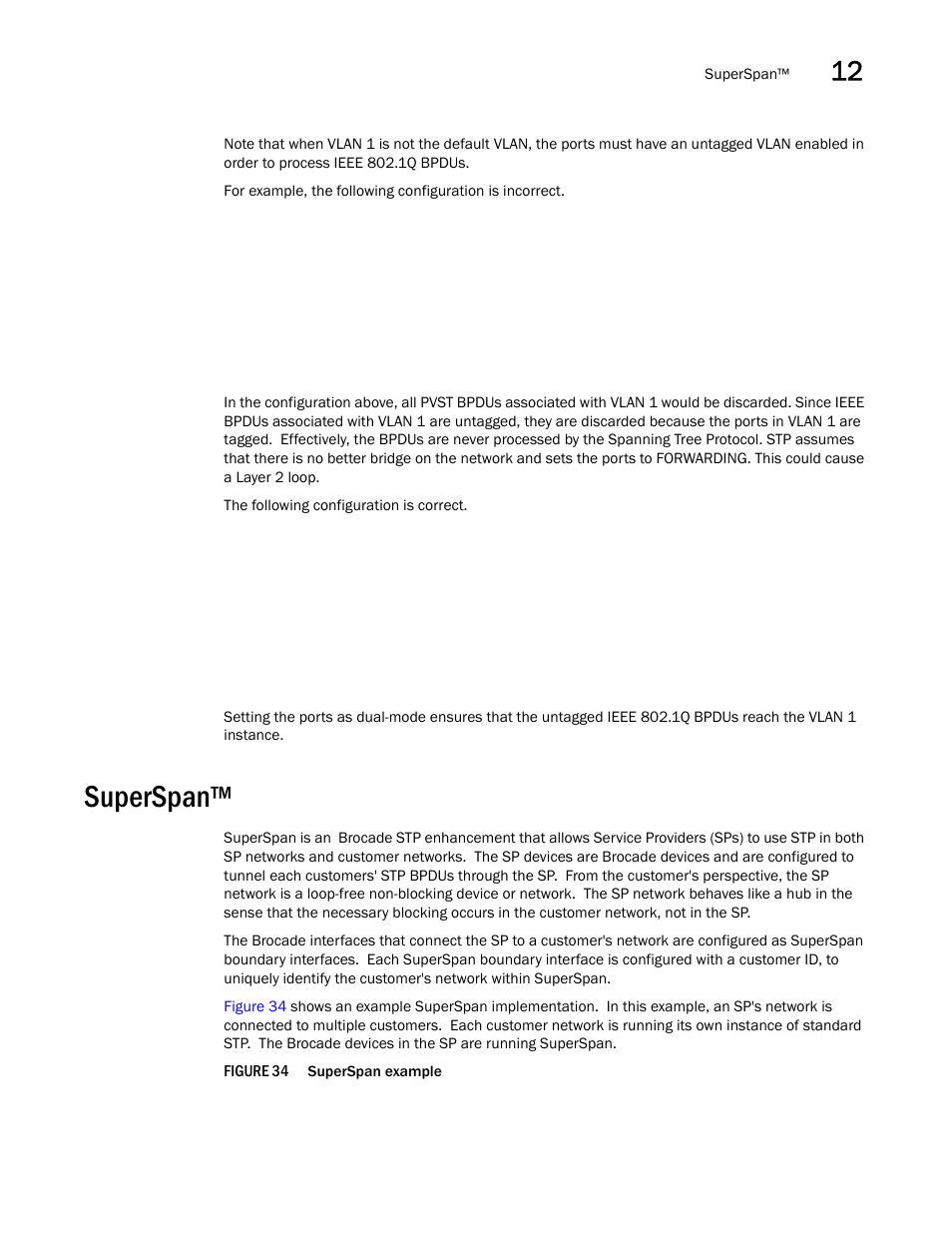 Superspan | Brocade BigIron RX Series Configuration Guide User Manual | Page 427 / 1550