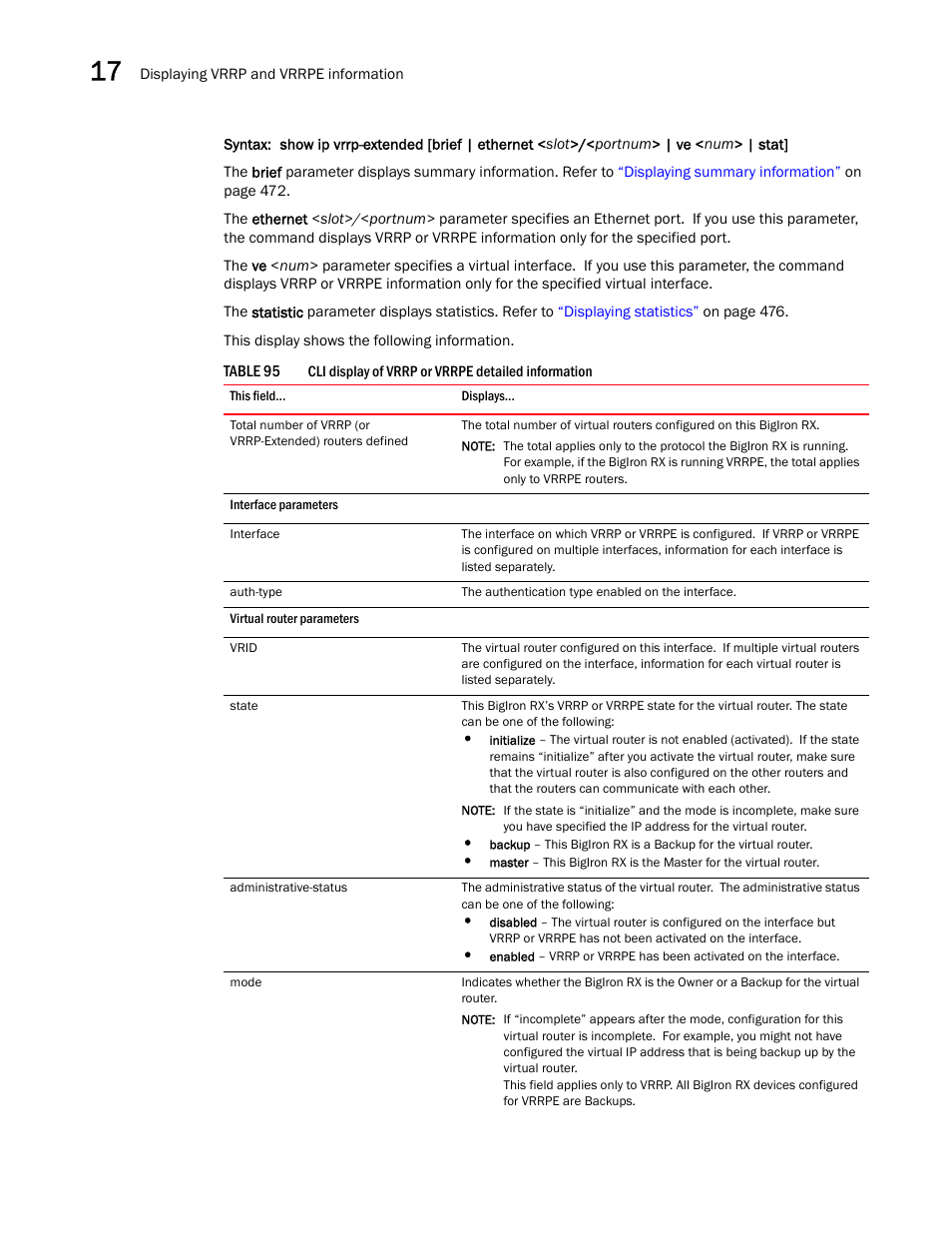 Brocade BigIron RX Series Configuration Guide User Manual | Page 552 / 1550